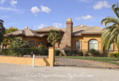 Las Vegas Neighborhood Painted Desert Community Luxury Home